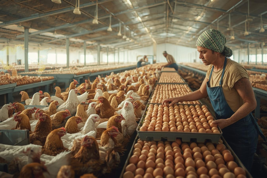Produção de Ovos no Brasil Cresce e Atinge Novo Recorde, com Minas Gerais e São Paulo em Destaque