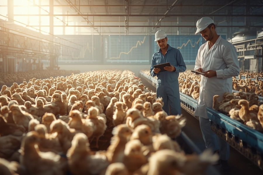 Produção de Pintos de Corte Cresce Levemente em Julho e Mantém Brasil como Líder Mundial