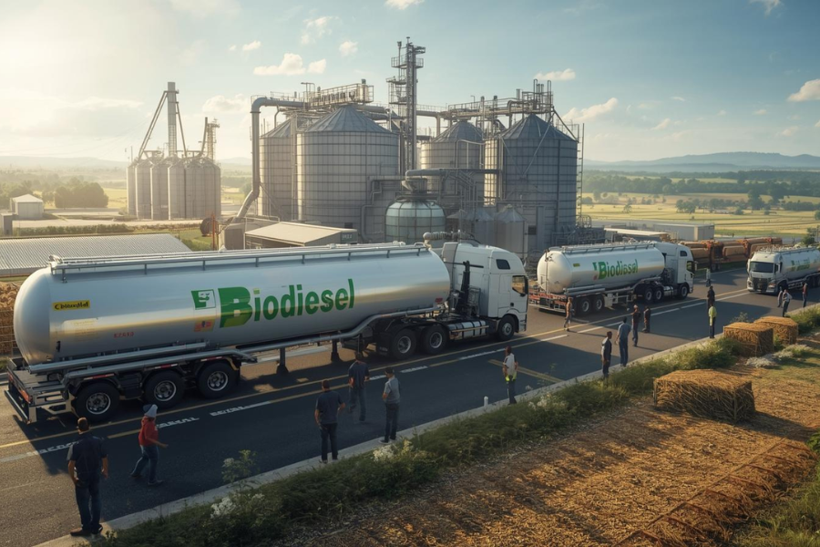 B15 Impulsiona Produção de Biodiesel no Brasil e Fortalece Mercado para Produtores