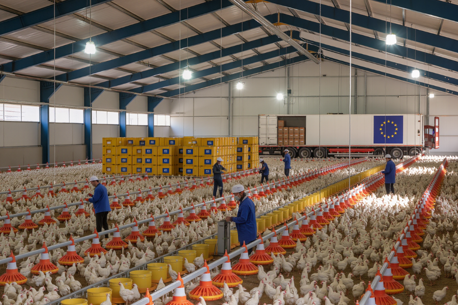 Brasil Retoma Facilidade de Exportar Carne de Frango para a União Europeia e Fortalece o Setor Avícola