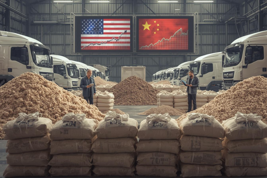 Queda no Preço do Açúcar Preocupa Produtores com Tensão Comercial entre EUA e China