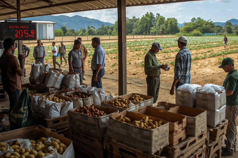 Redução da Oferta Eleva Preços da Batata e traz Alerta para Produtores e Compradores Rurais