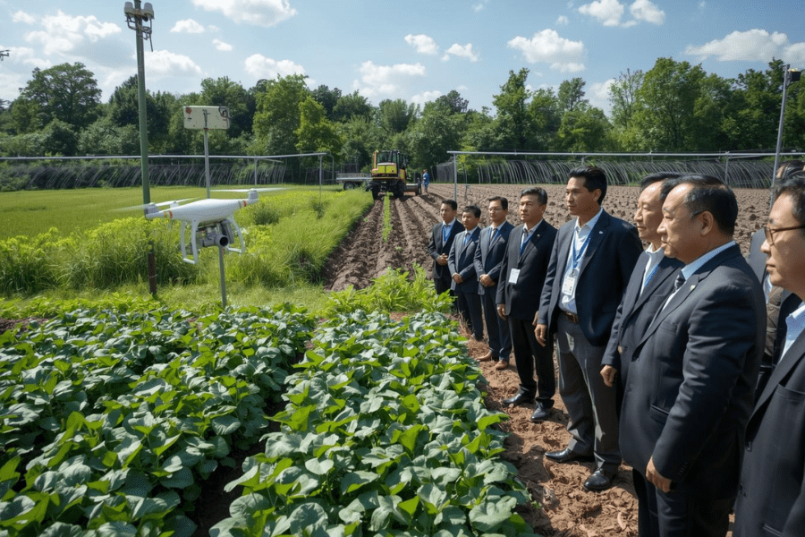 Comitiva Chinesa Visita AgriZone e Conhece Tecnologias de Produ&ccedil;&atilde;o Sustent&aacute;vel