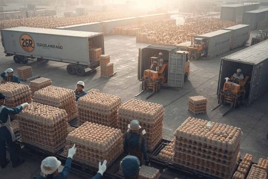 Brasil Alcan&ccedil;a Recorde nas Exporta&ccedil;&otilde;es de Ovos: Crescimento de 180% na Receita em 2025