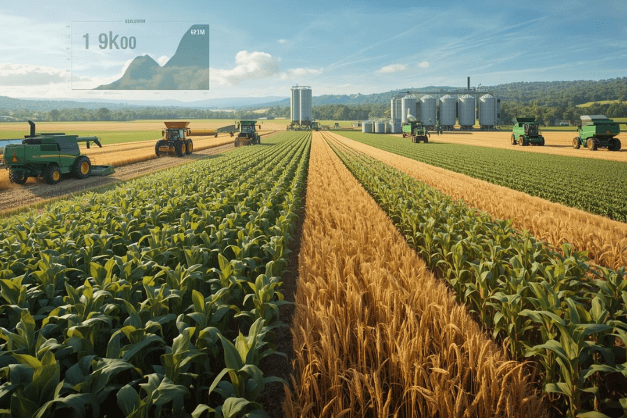 Produ&ccedil;&atilde;o de Gr&atilde;os no Brasil Para a Safra 2025/2026 Deve Alcan&ccedil;ar 354,8 Milh&otilde;es de Toneladas, Mostrando Recupera&ccedil;&atilde;o e Crescimento