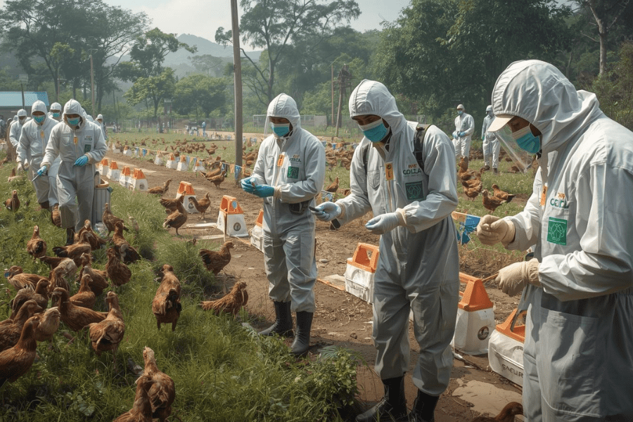 Brasil Intensifica Vigil&acirc;ncia Contra Gripe Avi&aacute;ria; Focos Seguem Restritos e A&ccedil;&otilde;es Variam Entre Estados