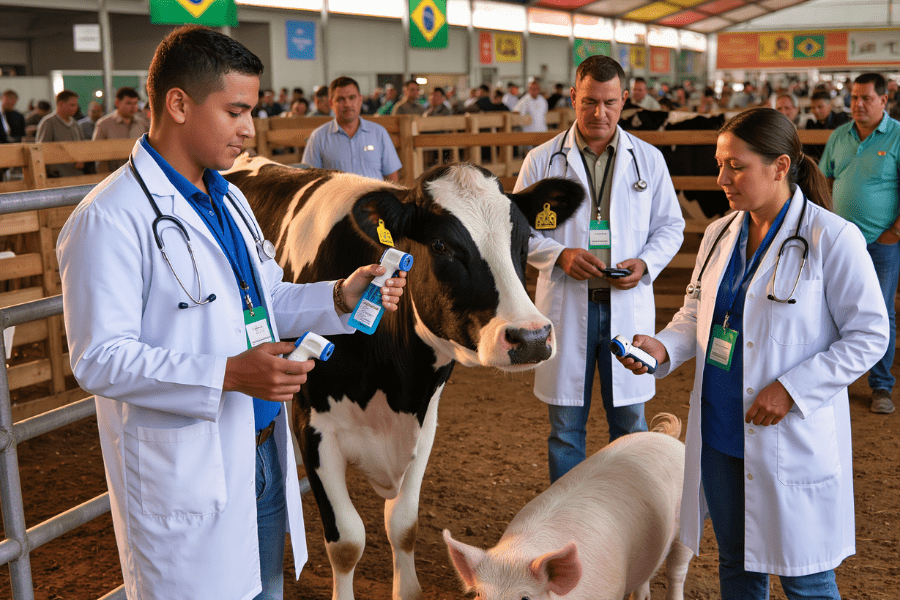 Veterin&aacute;rios Refor&ccedil;am Seguran&ccedil;a e Valorizam Rebanhos nas Feiras Agropecu&aacute;rias pelo Brasil