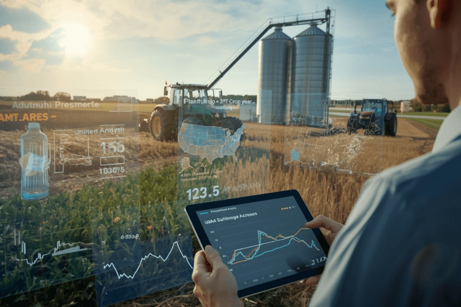 USDA Projeta Redu&ccedil;&atilde;o na &Aacute;rea de Gr&atilde;os dos EUA na Safra 2026/27