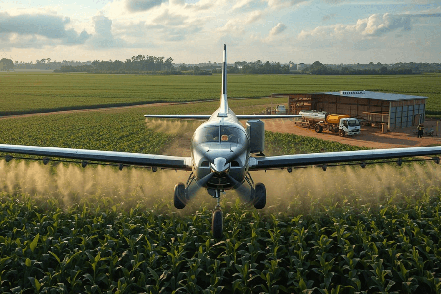 Frota de Aviação Agrícola Cresce e Brasil Mantém 2ª Posição Global