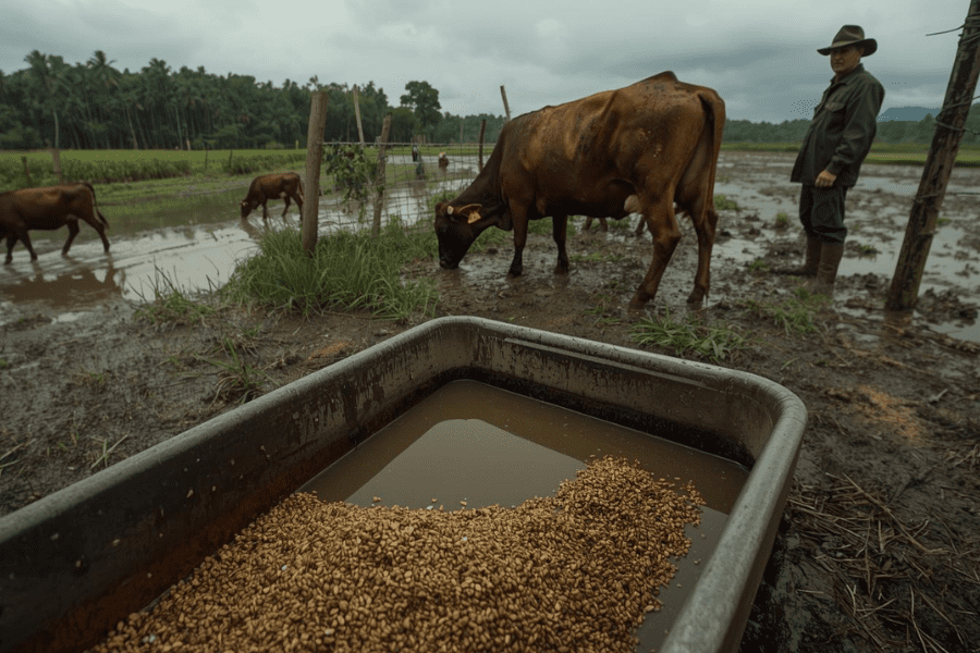 Excesso de Umidade Reduz Eficiência da Suplementação do Gado nas Águas