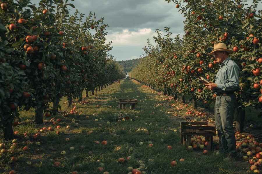 Falta de M&atilde;o de Obra Amea&ccedil;a Colheita da Ma&ccedil;&atilde; e Setor pede Ajuste em Programas Sociais