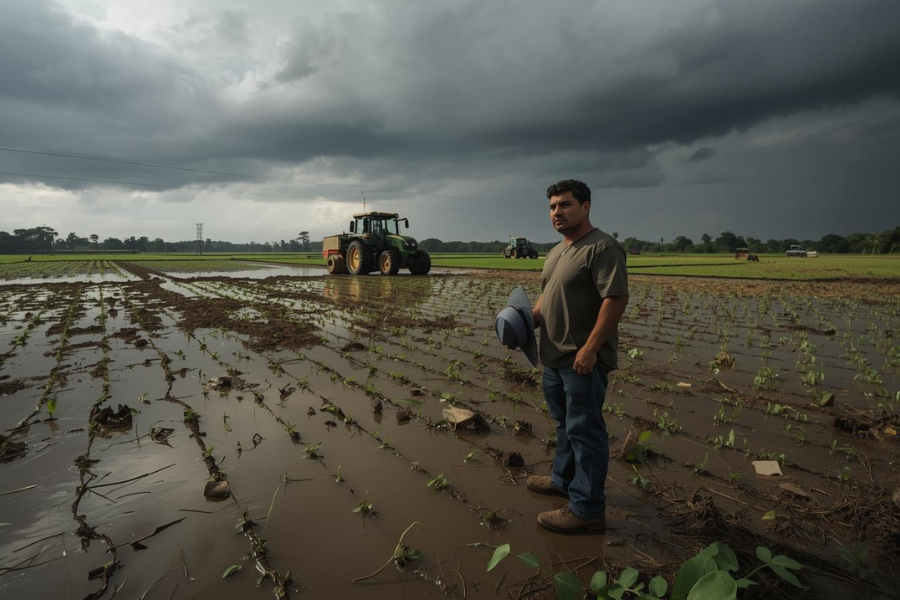 Chuvas Intensas j&aacute; Atingiram mais de 63 mil Hectares de Lavouras em Minas Gerais