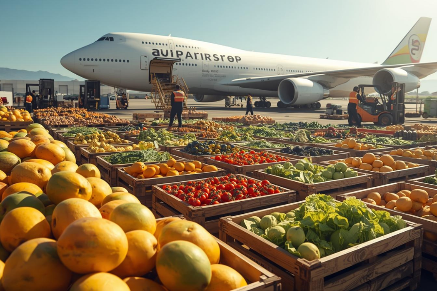 Brasil Envia Hortifrutis Frescos em Voo Direto para a Ilha do Sal pela Primeira Vez