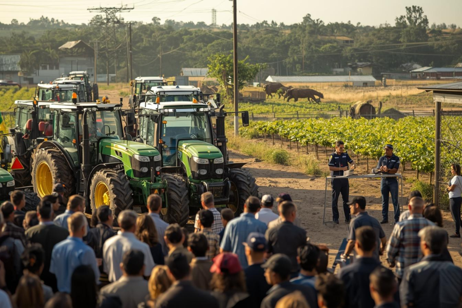 Mapa Entrega Oito M&aacute;quinas do Promaq para Fortalecer Infraestrutura Rural em Munic&iacute;pios de S&atilde;o Paulo
