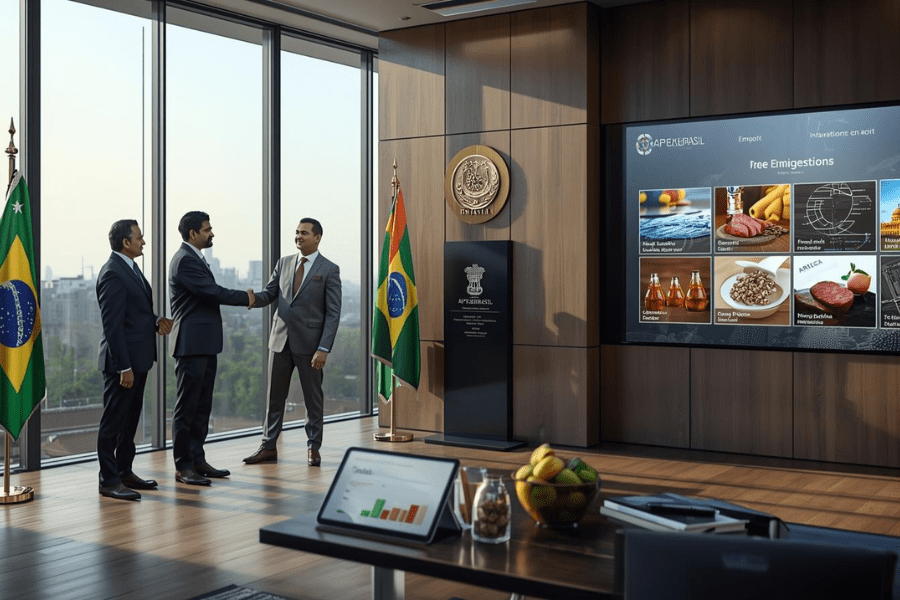 Brasil Inaugura Escrit&oacute;rio da ApexBrasil na &Iacute;ndia e Refor&ccedil;a Estrat&eacute;gia Comercial