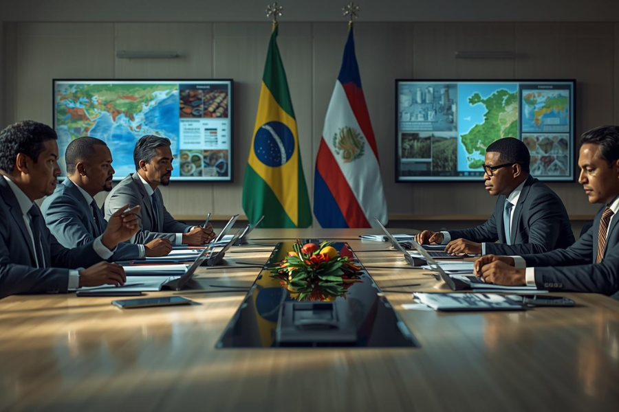 Mapa Refor&ccedil;a Coopera&ccedil;&atilde;o Agr&iacute;cola com a Costa Rica e Avan&ccedil;a na Facilita&ccedil;&atilde;o do Com&eacute;rcio Bilateral