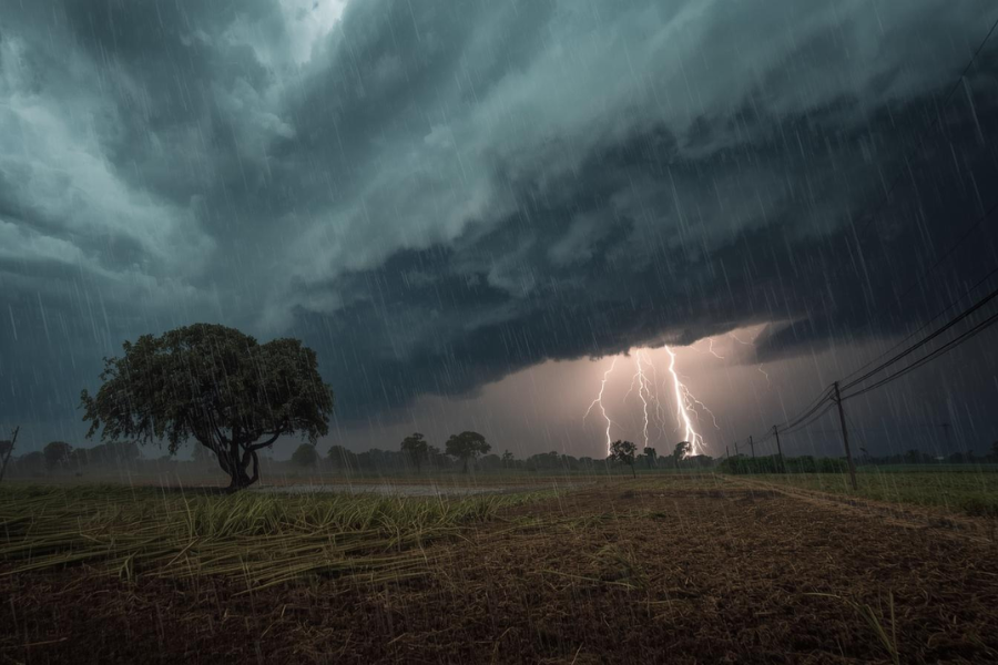 Frente Fria com Ciclone Extratropical Provoca Temporais, Ventos Fortes e Queda de Temperatura no Fim de Semana