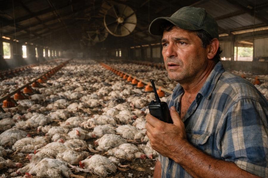 Falha no Fornecimento de Energia Provoca Morte de 20 mil Frangos em Granja no Paran&aacute;