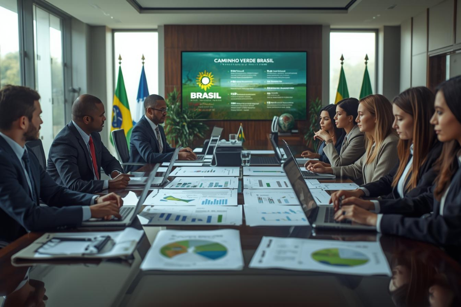 Mapa Debate Financiamento Sustent&aacute;vel e Avan&ccedil;os do Programa Caminho Verde Brasil