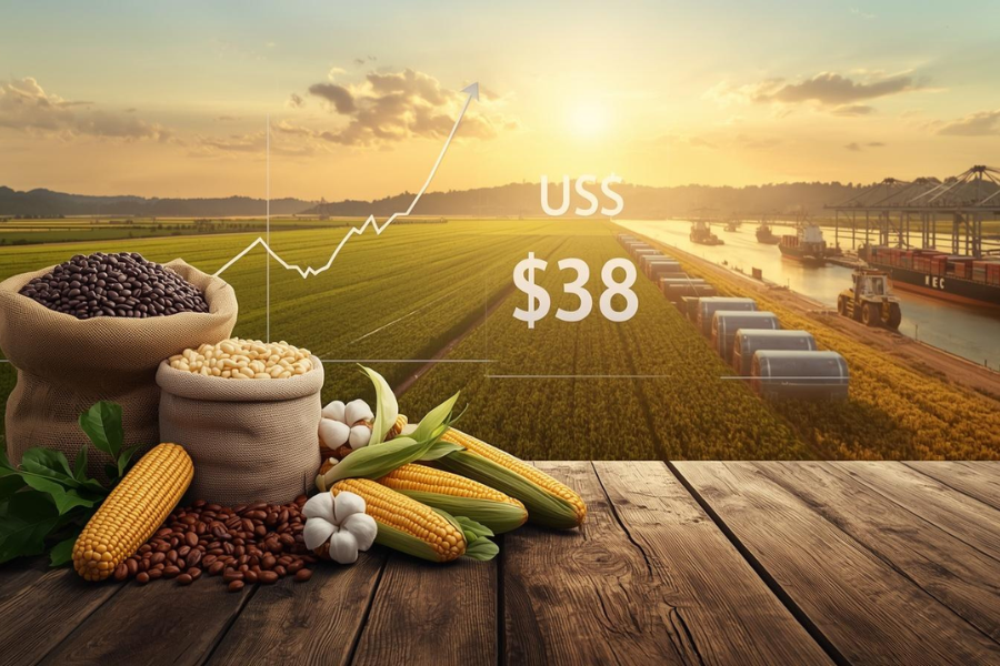 Agro Brasileiro Bate Recorde no 1&ordm; Trimestre de 2026 com Exporta&ccedil;&otilde;es Acima de US$ 38 Bilh&otilde;es