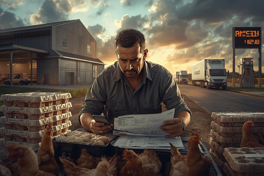 Alta do Diesel Interrompe Queda no Pre&ccedil;o do Frango e Pressiona Cadeia Av&iacute;cola