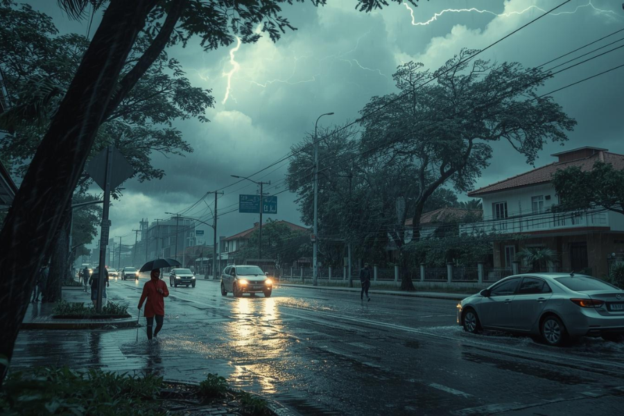 Chuvas Intensas e Ventos Fortes Colocam Nove Estados em Alerta no Brasil