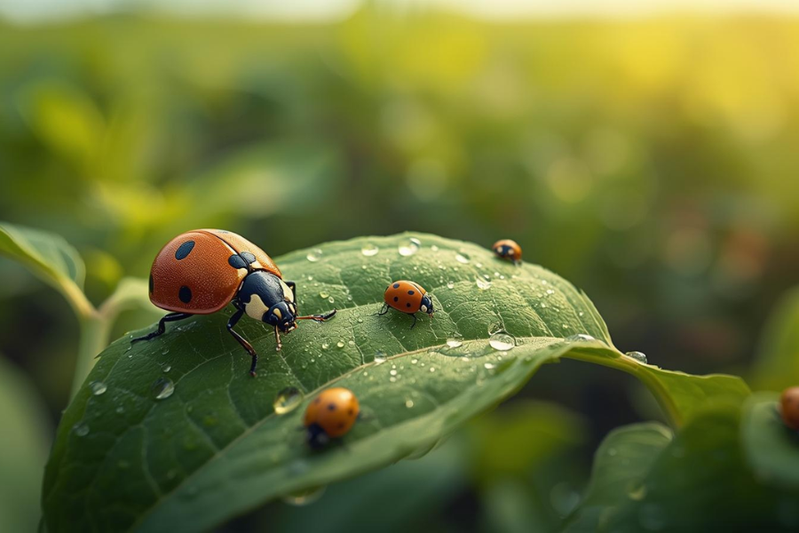 Joaninhas Ganham Espa&ccedil;o no Campo como Aliadas no Controle Natural de Pragas