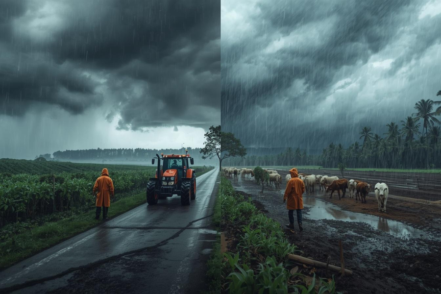 Frente Fria Derruba Temperaturas no Sul e leva Chuva para S&atilde;o Paulo e Mato Grosso do Sul