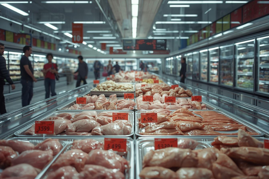 Pre&ccedil;o do Frango Recua na Segunda Metade de Abril com Consumo Interno mais Fraco