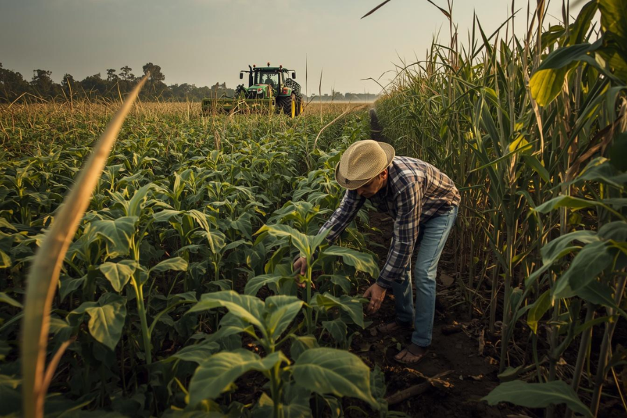 Caruru Avan&ccedil;a Sobre Lavouras de Soja em Mato Grosso e Preocupa Produtores