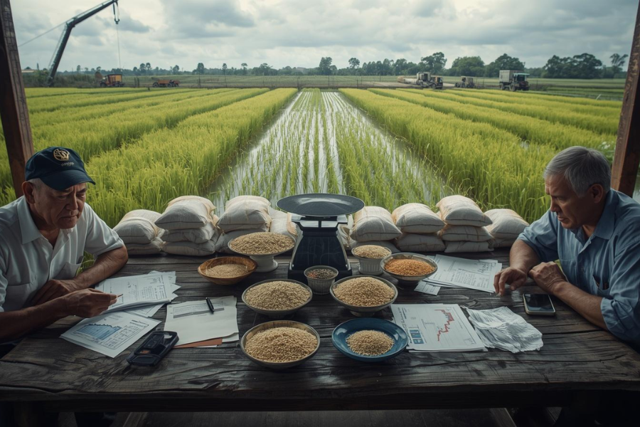 Preços Baixos Desaceleram Negociações e Travam Mercado de Arroz no Brasil