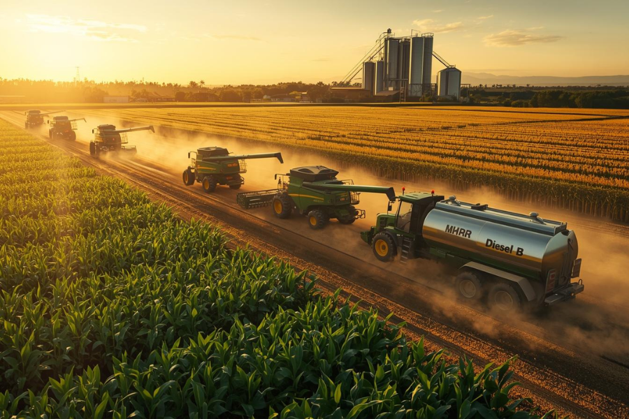 Agroneg&oacute;cio Deve Levar Consumo de diesel B a Recorde no Brasil em 2026