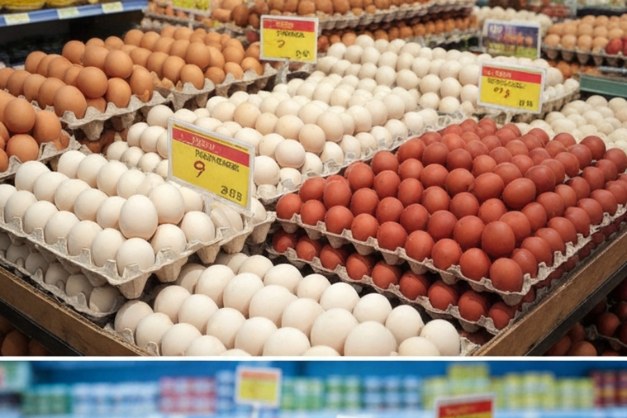Pre&ccedil;os dos Ovos Caem em Abril com Demanda Abaixo do Esperado, Aponta Cepea