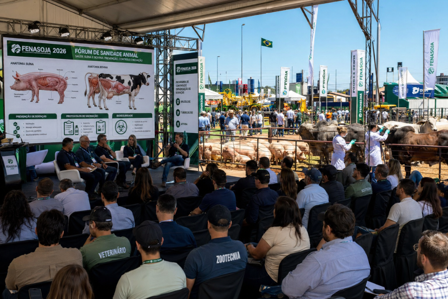 Fenasoja 2026 ter&aacute; F&oacute;runs Estaduais Sobre Sanidade Su&iacute;na e Doen&ccedil;as Bovinas