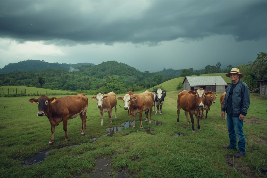 Chuva de At&eacute; 80 mm no Paran&aacute; Favorece Pecu&aacute;ria, Enquanto Frio Avan&ccedil;a no Sul