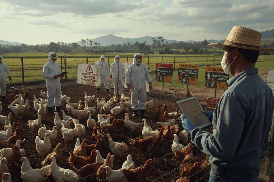 Gripe Avi&aacute;ria Volta a Preocupar o Agro Brasileiro ap&oacute;s Avan&ccedil;o de Surtos na Am&eacute;rica Latina