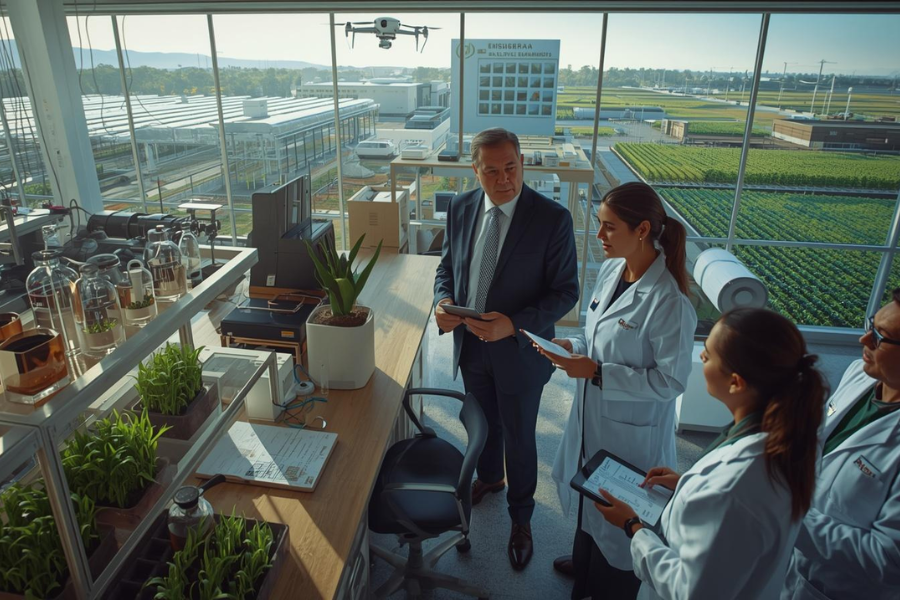 Ministro Andr&eacute; de Paula visita Embrapa e Destaca Import&acirc;ncia da Pesquisa para o Agro