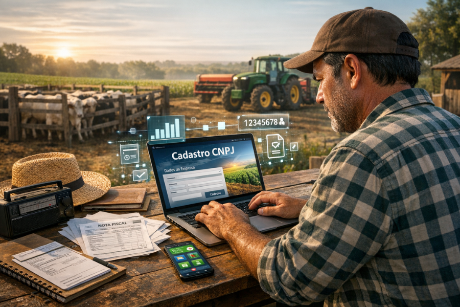 CNPJ Passa a ser Obrigatório para Produtor Rural e Muda Rotina no Campo