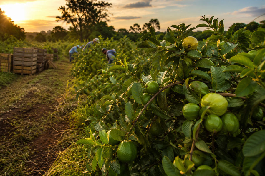 Jaboticabal Lidera Produ&ccedil;&atilde;o de Goiaba e Fortalece Fruticultura Paulista