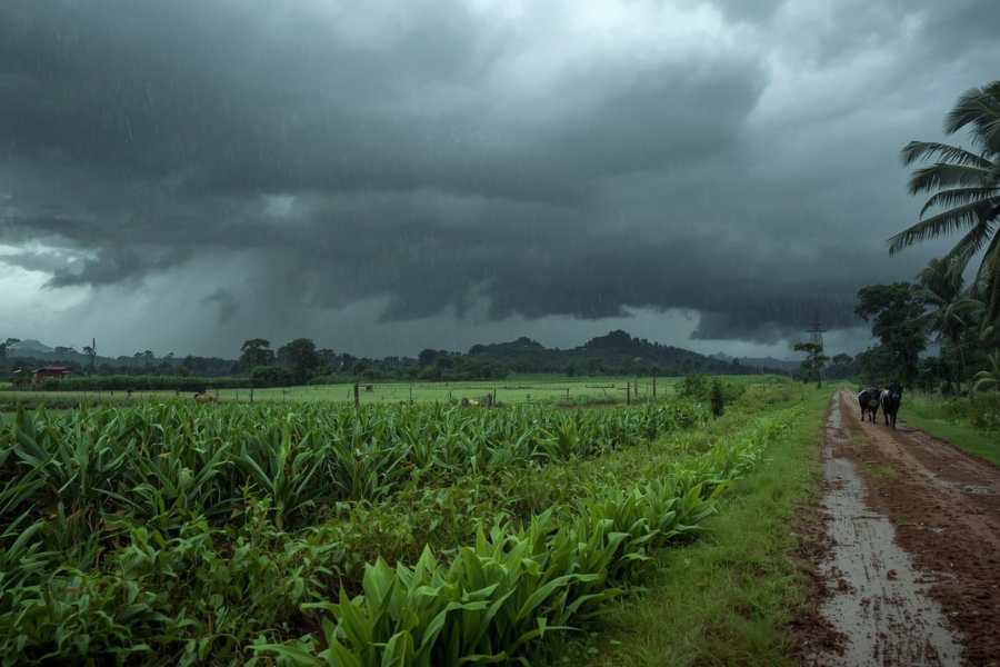 Frente Fria Aumenta Risco de Chuva e Frio nas Lavouras