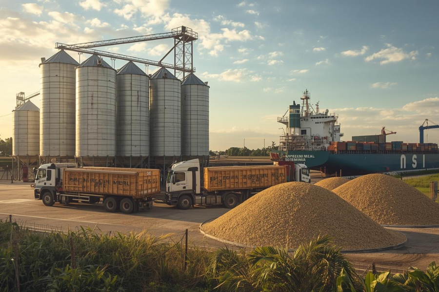 Queda nas Exporta&ccedil;&otilde;es Indianas de Farelo de Soja Favorece Brasil
