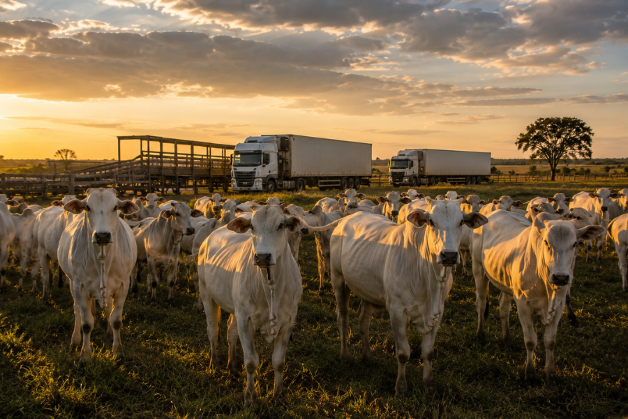 Exportações de Carne Bovina Batem Recorde e Sustentam Arroba