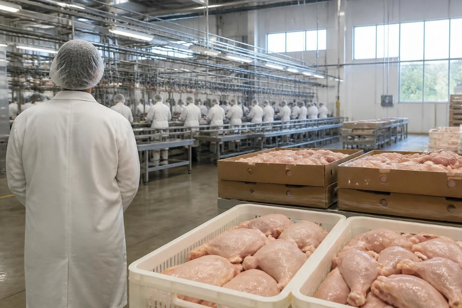 Carne de Frango Fecha Julho Est&aacute;vel e Acende Alerta para Agosto