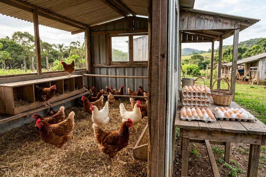 Controle de Ácaros Reduz Mortalidade e Aumenta Produção de Ovos