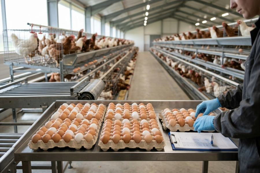 Surto de Salmonella Ligado a Ovos Infecta 306 Pessoas na Bélgica
