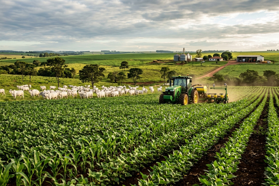 PIB da Agropecuária Cresce 2,8% e Sustenta Economia Brasileira