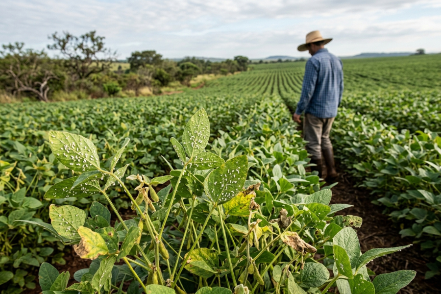 Mosca-branca Preocupa Produtores de Soja na Safra 2026/27