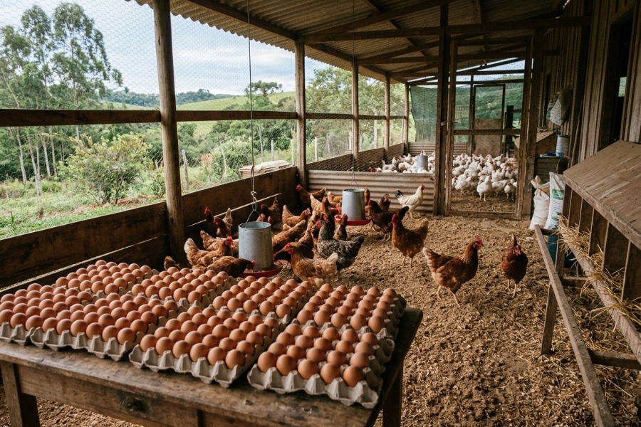 Frango Reage em Agosto, mas Custos Apertam Produtor de Ovos