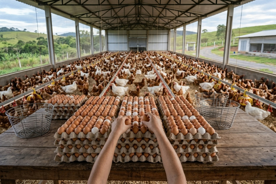 Frango Reage com Demanda maior Enquanto Produção de Ovos bate Recorde