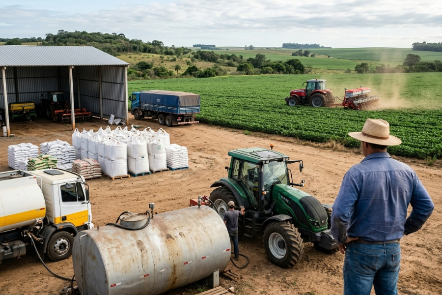 Governo Afasta Risco de Falta de Fertilizantes e Diesel no Brasil